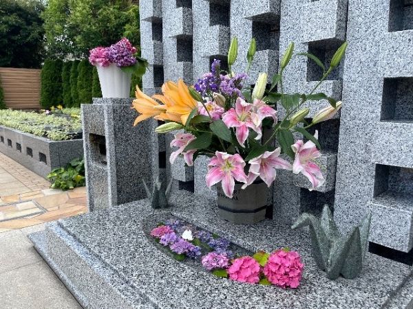 紫のワンハートがお出迎え🎵