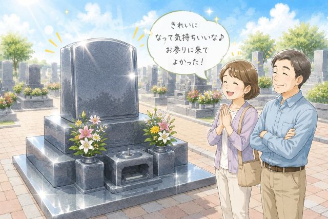梅雨時期に向けて、お墓掃除のちょっとしたコツ